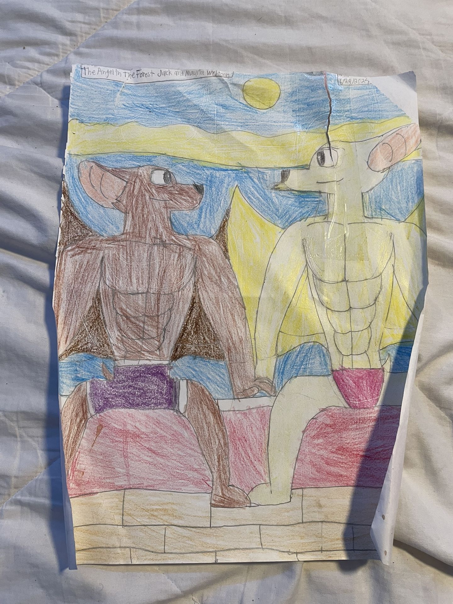 Webcomic The Angel In The Forest Jack And Maurice At The Beach Fan Drawing