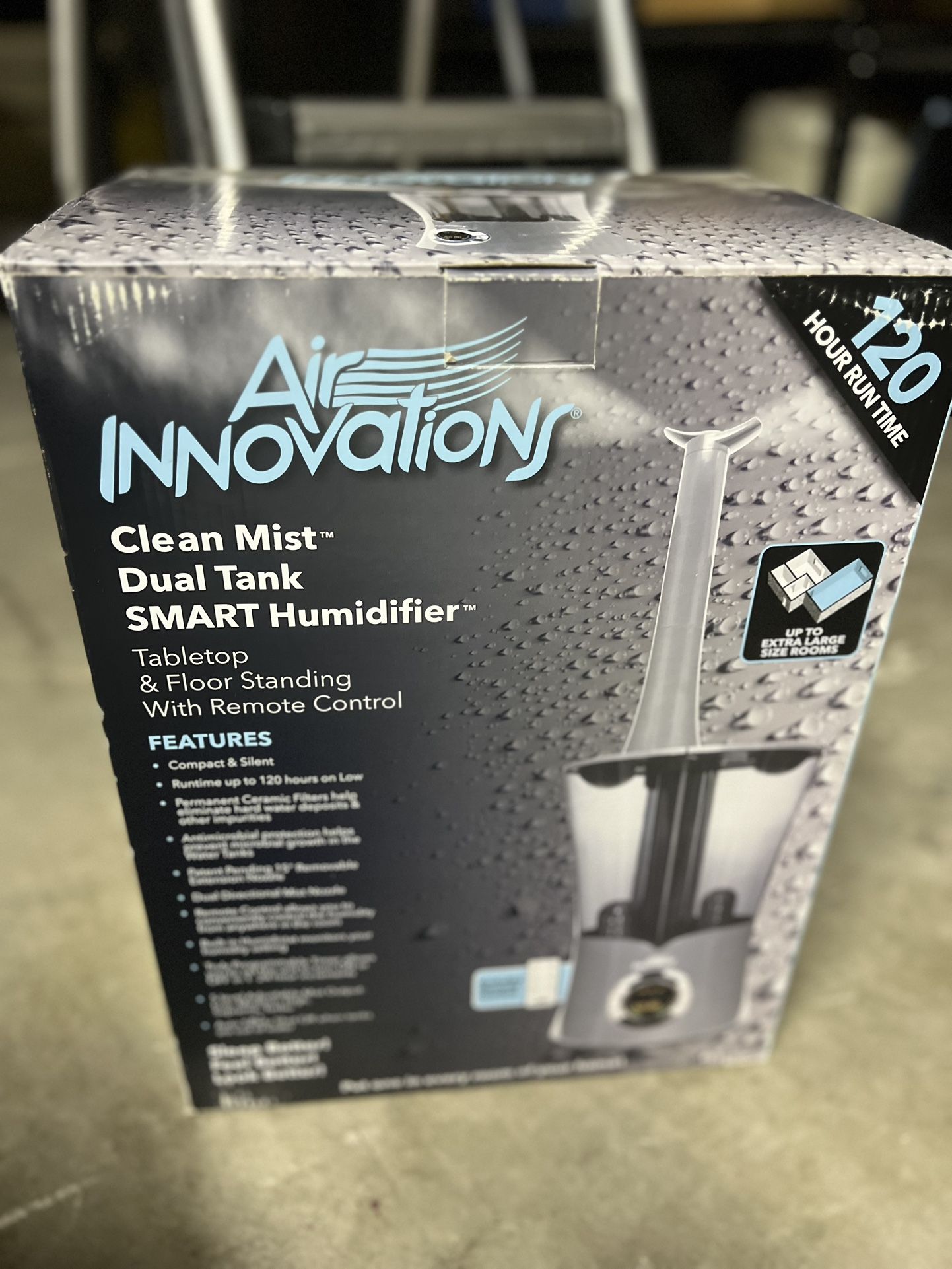 Air Innovations Smart Humidifier Clean Mist Dual Tank