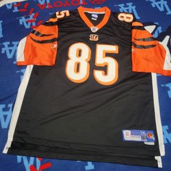 Used Vintage 2007 Cincinnati Bengals CHAD JOHNSON Reebok Jersey, Men's XXL