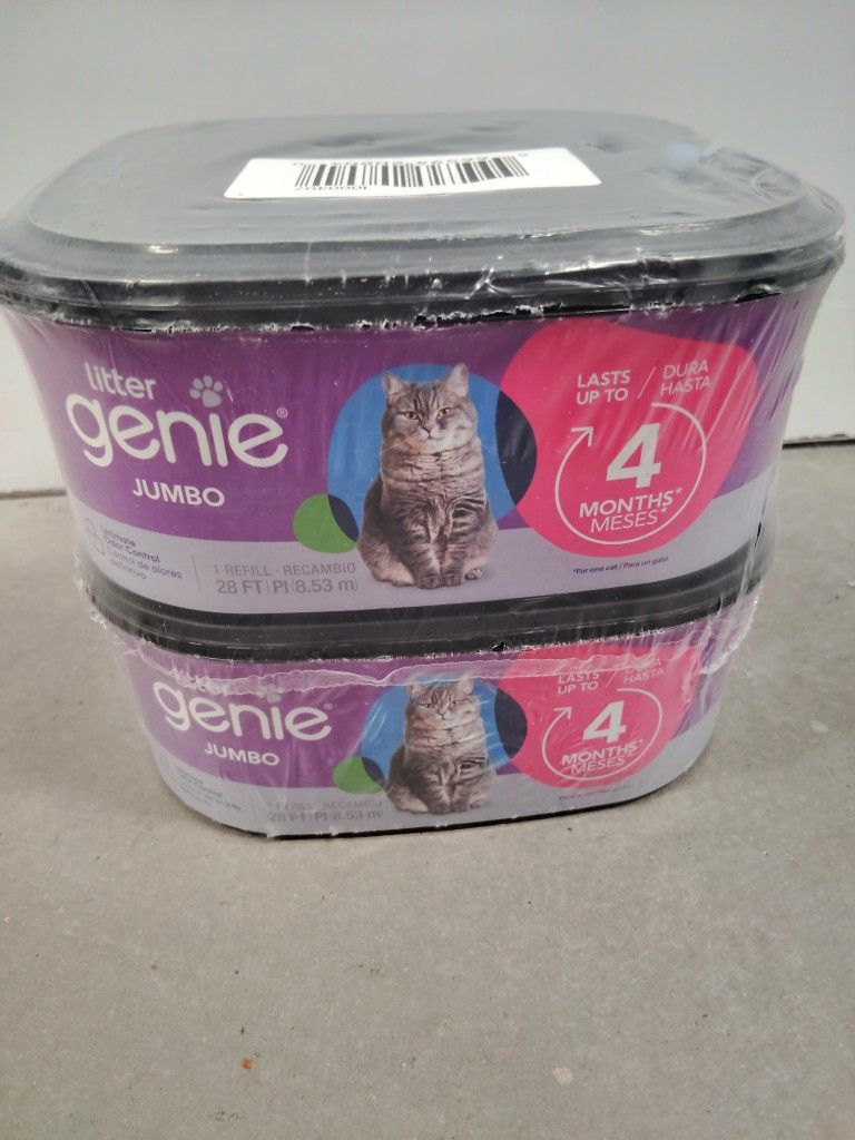 2-Pack Of Jumbo Cat Litter Genies