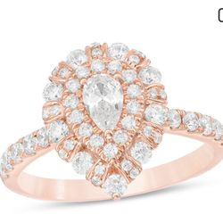 14K RL Engagement Ring