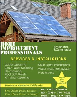 SOLAR PANEL CLEANING SERVICE!