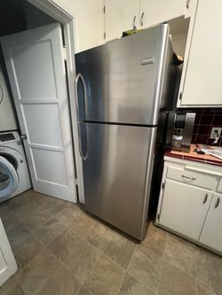 Frigidaire Stainless Steel Refrigerator. Available for pickup 9/27