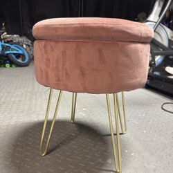 Pink Vanity Chair 