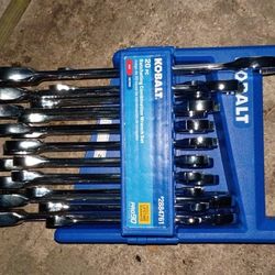 20pc Wratchet Wrenches 4pc Wratchet Wrenches And 1/2 In Extension Drive 