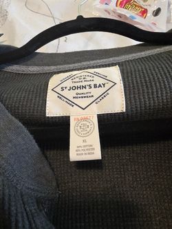 St John's Bay Long Sleeve Men's Casual Shirt Sz XL