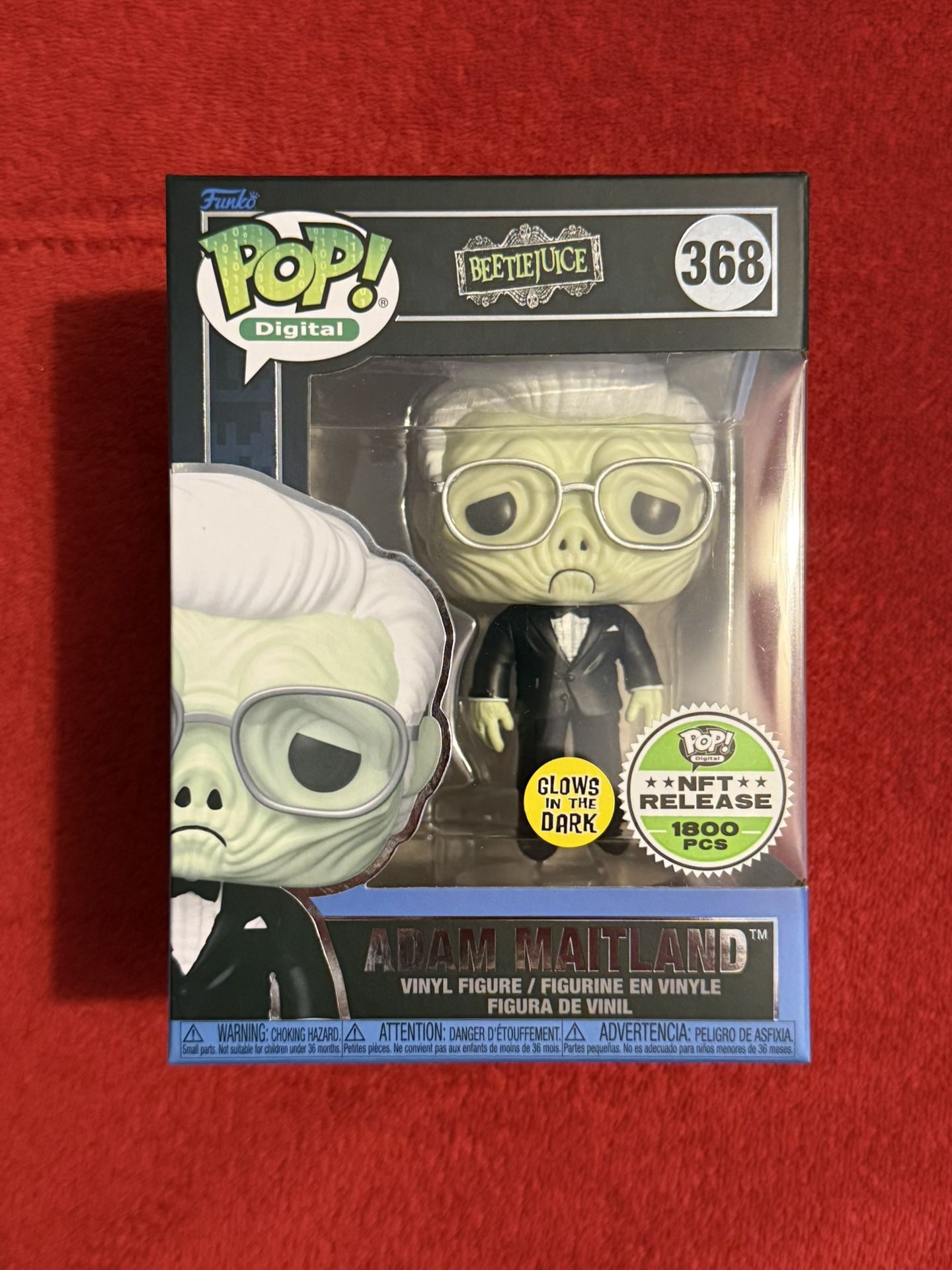 Funko Pop Digital Beetlejuice Adam Maitland #368 NFT Release 1800 PCS Legendary