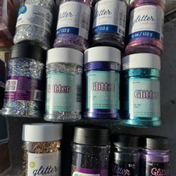 Glitter! Various Colors, Sizes And Cuts
