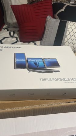 Triple portable monitor Laptop Screen Extender