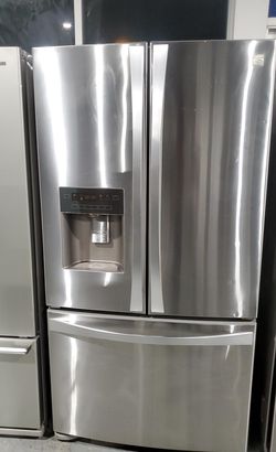 Kenmore 3-Door Stainless Steel Refrigerator Fridge
