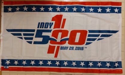 100th Running INDY500 track Flag