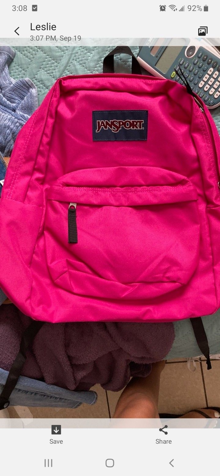 Jansport Pink Backpack