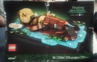 Legos Floating Sea Otters Building Set