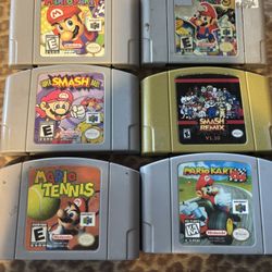 Nintendo 64 Games + Console + Controllers