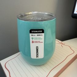 Stemless Corkcicle Glass