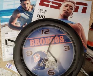 Broncos clock & 2 ESPN magazine's