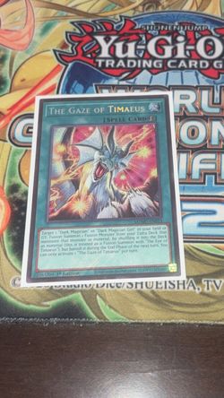 The Gaze of Timaeus Near mint 1st edition Yugioh card