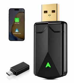 Wireless CarPlay & Android Auto Adapter – 5.8GHz, Plug & Play (1 Pc)