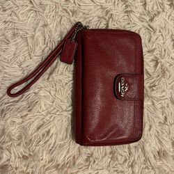 Coach Wallet Wristlet With Phone Compartment