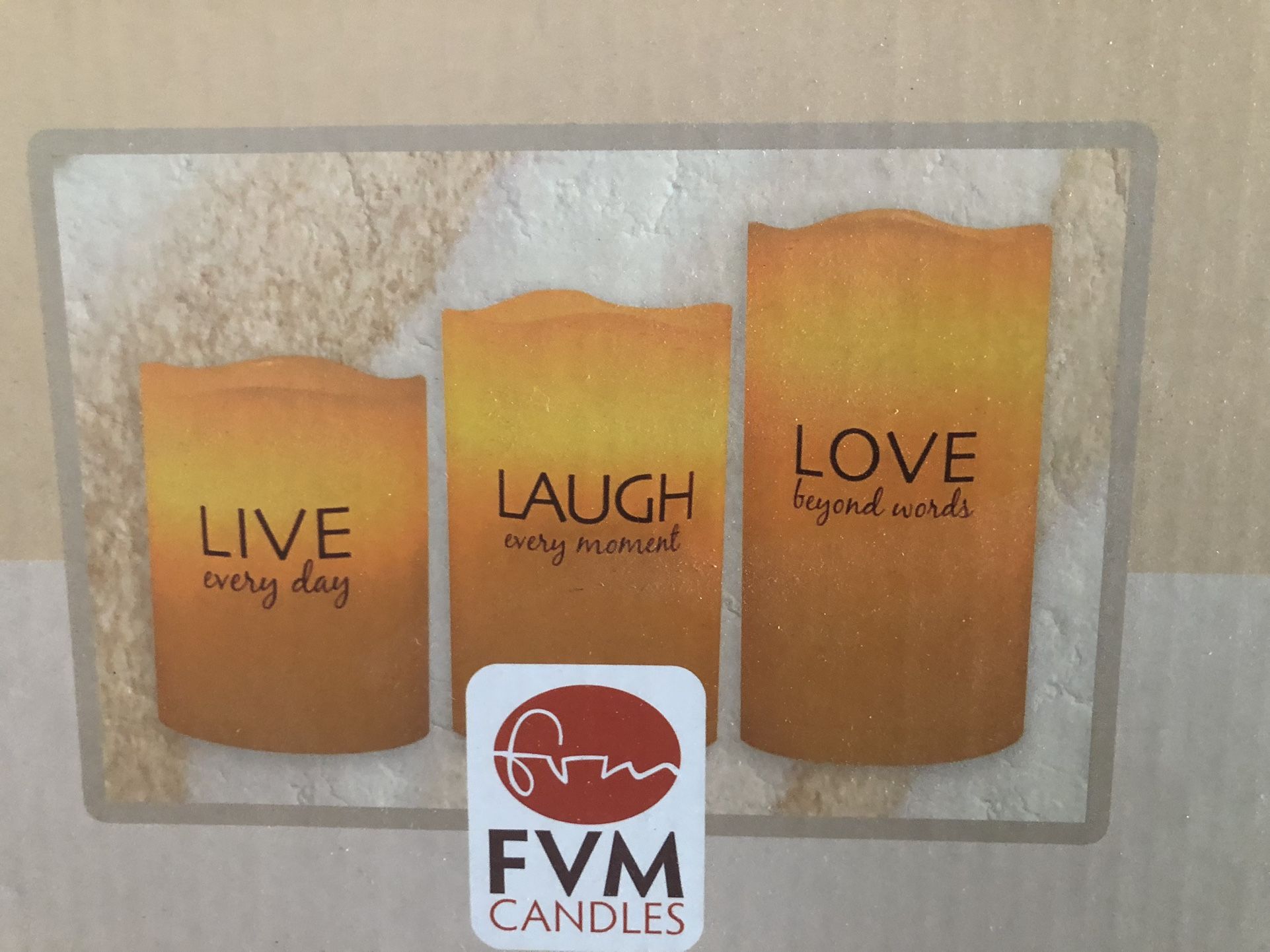 Flameless Candle Set NEW IN BOX