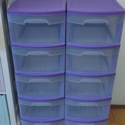 Sterilite Plastic Drawers/Storage