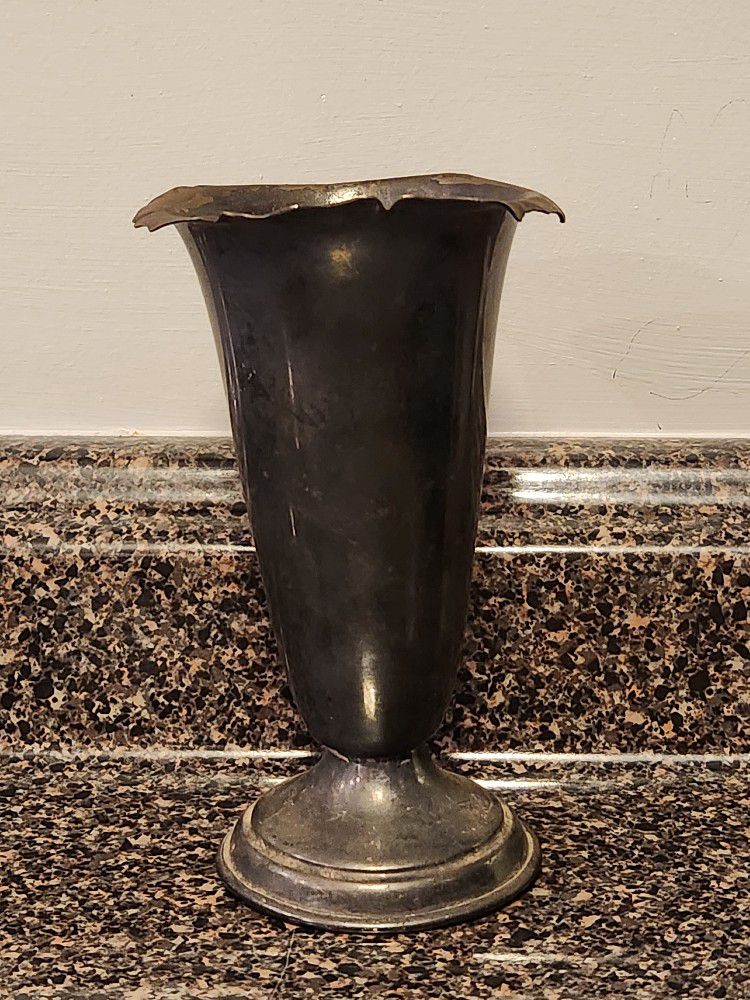 Vintage Pewter Vase