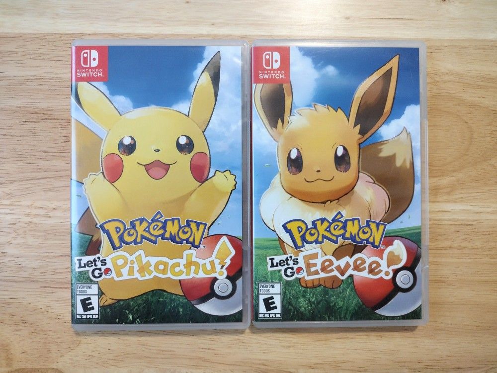 Pokemon Let's Go Pikachu & Eevee Nintendo Switch 