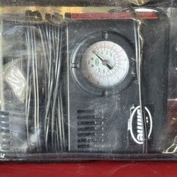 Portable Air, Compressor, And Tire Gauge For Car