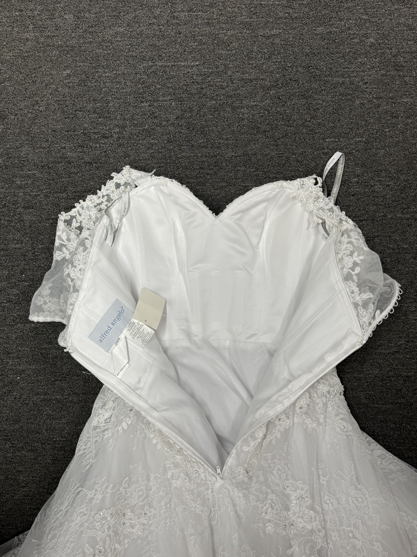alfred angelo black and white wedding dress Alfred Angelo 2558 main image 0
