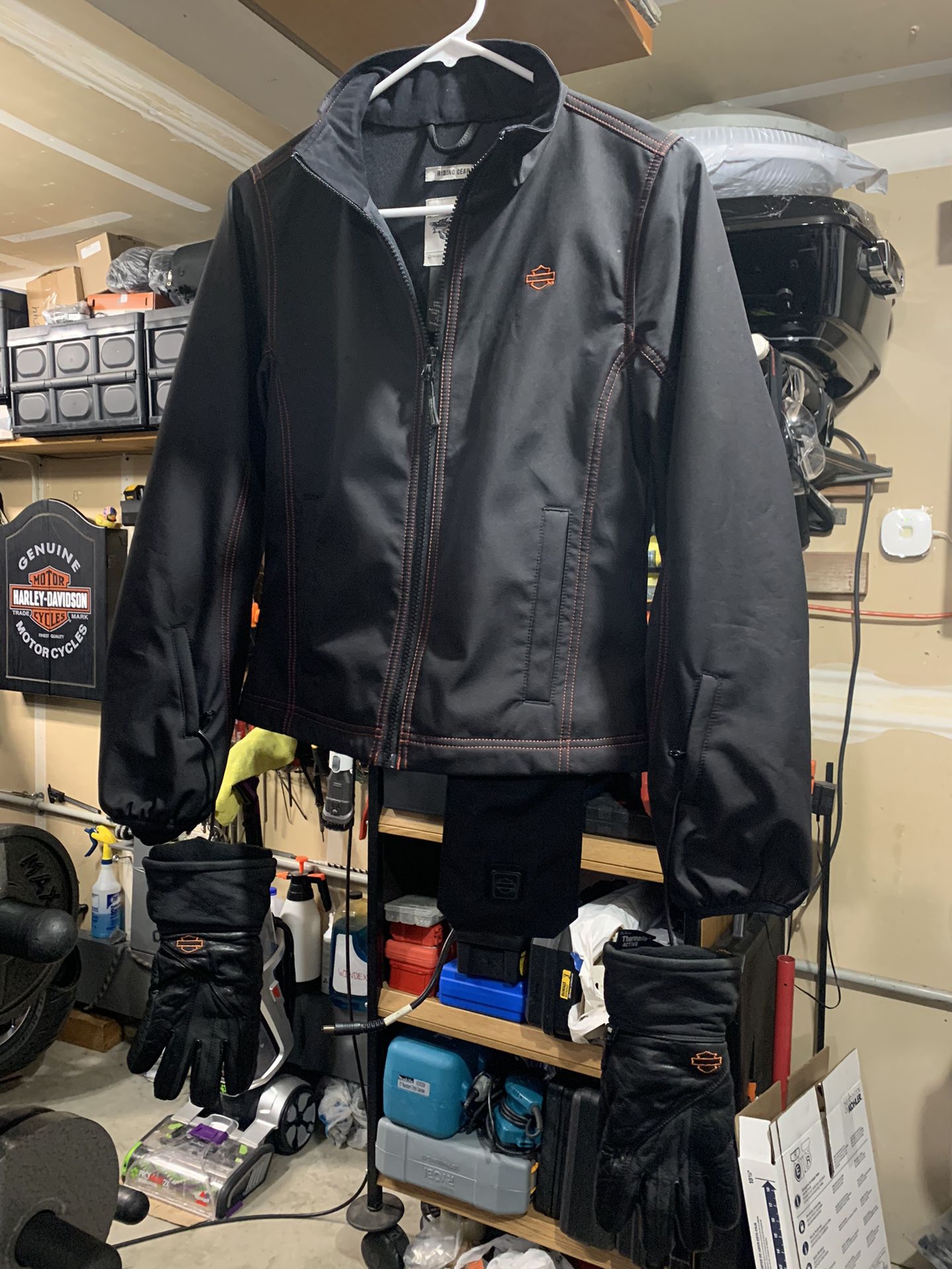 Harley Davidson Women’s Heated Jacket & Gloves XS
