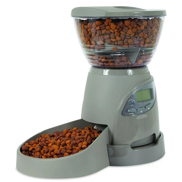 Petmate Programmable Portion Right 5 Lbs Pet Feeder Great For Cats And Dogs