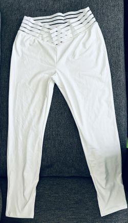 New White Leggins Size L