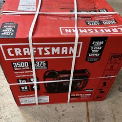 CRAFTSMAN 3500-Watt Portable Generator Briggs and Stratton 196cc engine