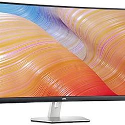 Dell S3222HN 32-inch FHD 1920 x 1080 at 75Hz Curved Monitor, 1800R Curvature, 8ms Grey-to-Grey Response Time (Normal Mode), 16.7 Million Colors, Black