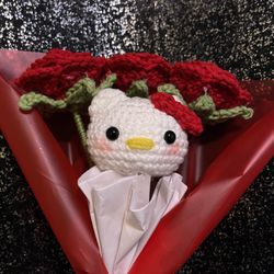 Hello Kitty Crochet Flowers