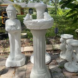 Concrete Bird Bath