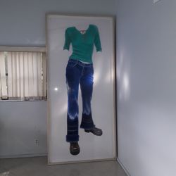 Stunning Framed Silk 70's Flashback