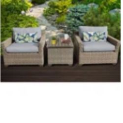 Anupras 3 Piece Outdoor furniture  By Lark Manor
