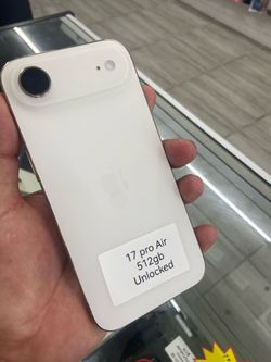 iPhone Air unlocked. Cash or $50 down w approval