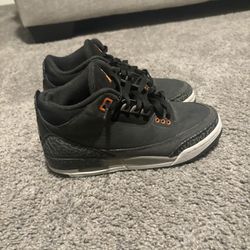 Air Jordan 3 Retro Black/Orange 