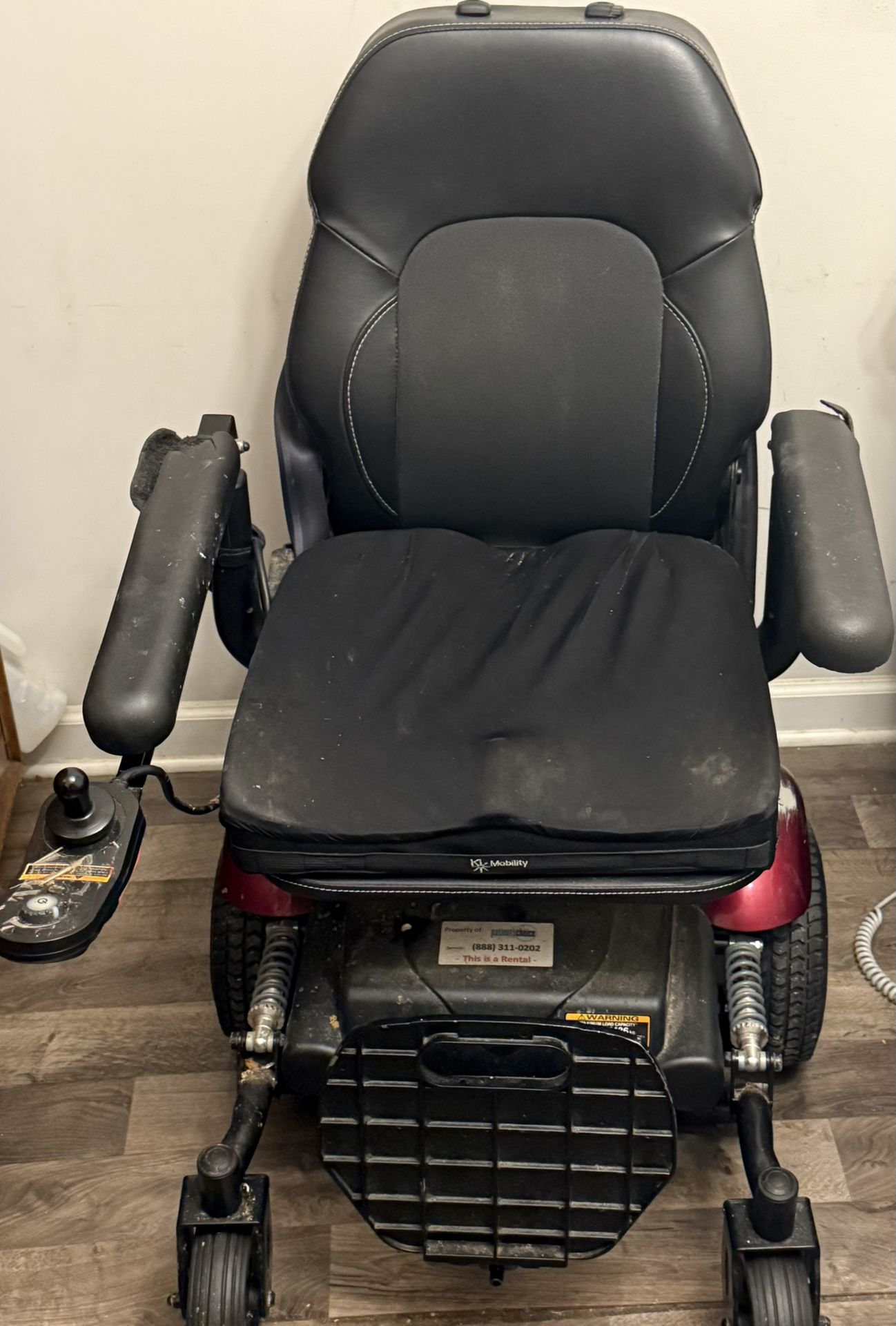 Electric Wheelchair with Sliding Board