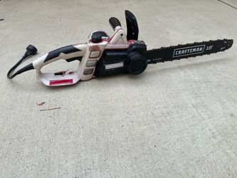 Craftsman Electric Chainsaw !