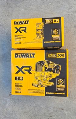 Dewalt 20v Jigsaw and router Brushless XR With Variable Speed Brand New Tools Only