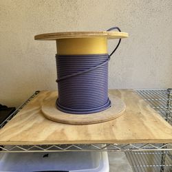 “Monoprice Cat6a FTP Solid Copper Ethernet Cable CMR Purple 23AWG