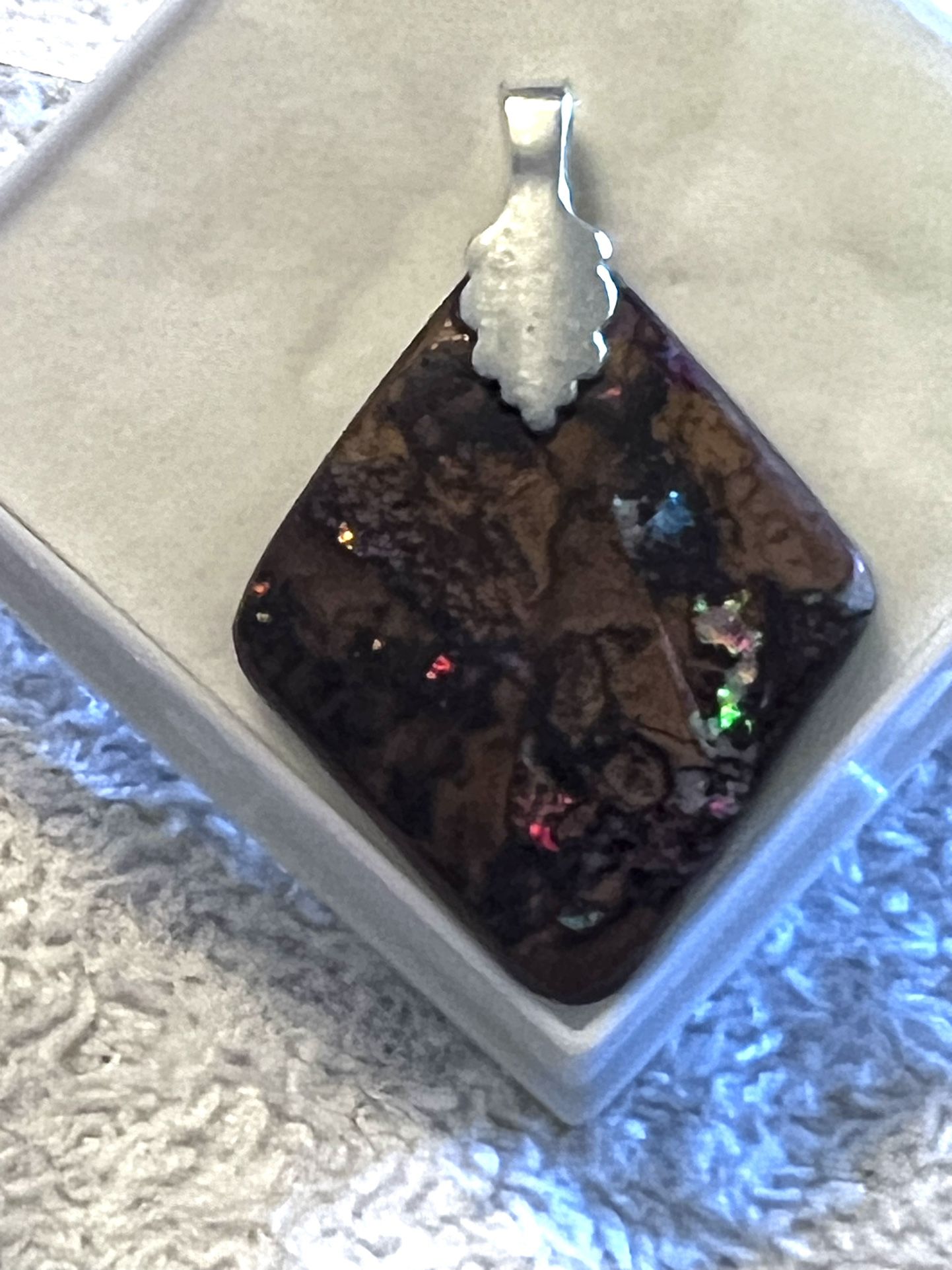 Boulder Opal Pendant