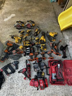Power Tools For Sale Dewalt Milwaukee Ridgid