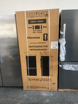 Refrigerator Hisense 31”.1 NEW