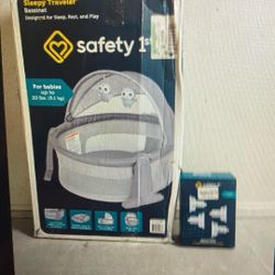 Sleepy Traveler Bassinet-8 Pack Secure Lock Bundle