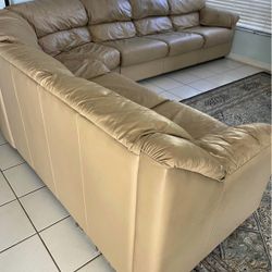 Leather Sectional . Price Including Delivery 