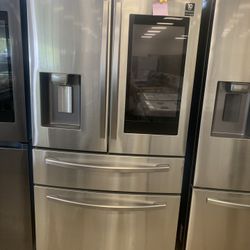 Samsung 36” 4 Door Fridge Stainless With Family Hob 